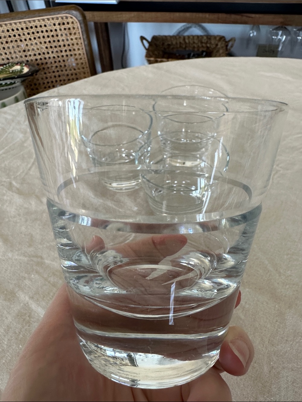 Crate and Barrel Callaway lowballs S/4